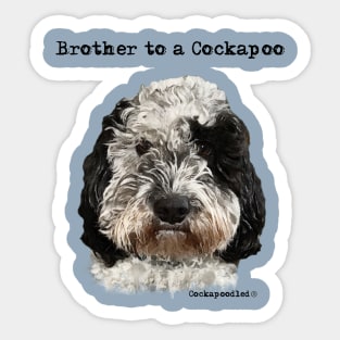 Cockapoo Dog Brother Sticker